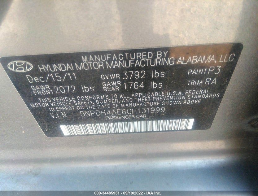 5NPDH4AE6CH131999