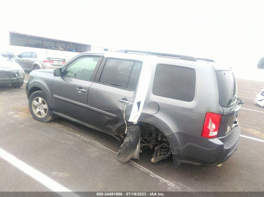 2011 Honda Pilot Ex-L VIN: 5FNYF4H56BB013199 Lot: 34491986