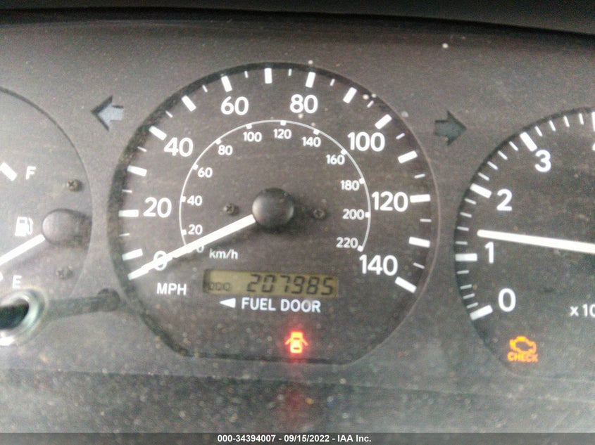 2000 Toyota Camry Le VIN: JT2BG22K3Y0460725 Lot: 34394007