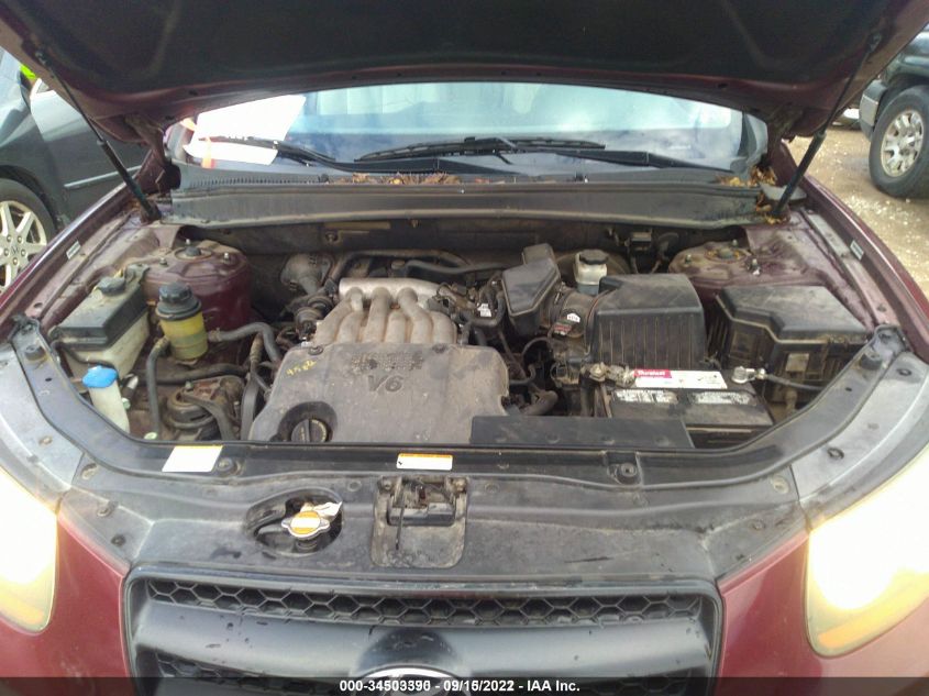 2009 Hyundai Santa Fe Gls VIN: 5NMSG13D29H281773 Lot: 34503390