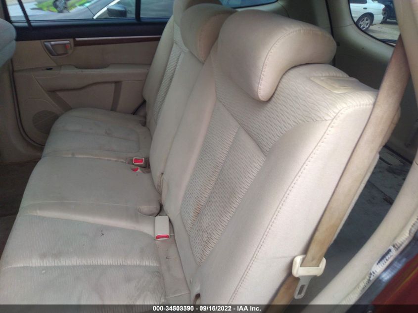 2009 Hyundai Santa Fe Gls VIN: 5NMSG13D29H281773 Lot: 34503390