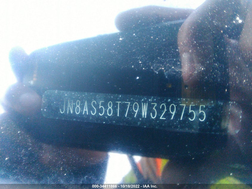 2009 Nissan Rogue Sl VIN: JN8AS58T79W329755 Lot: 34411866