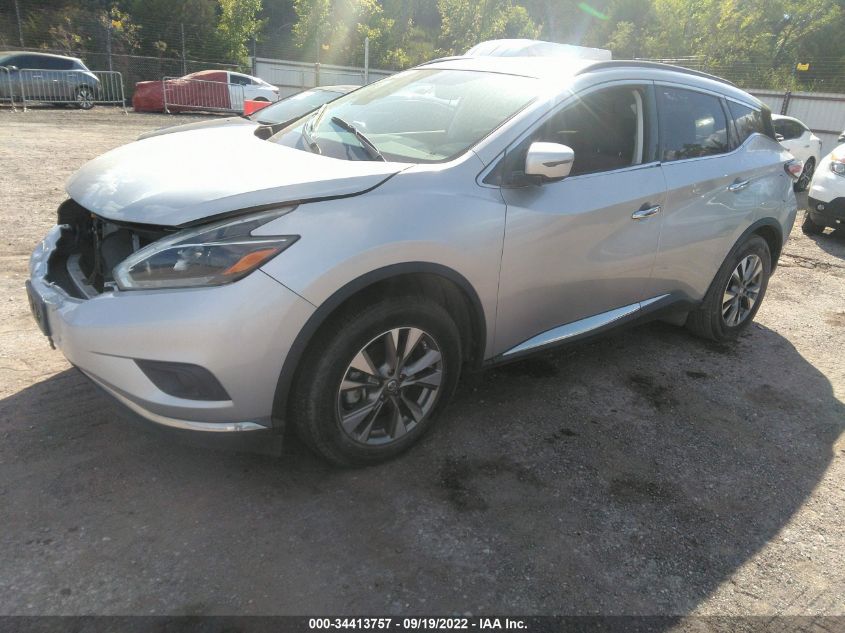 2018 Nissan Murano Sv VIN: 5N1AZ2MH1JN119441 Lot: 34413757