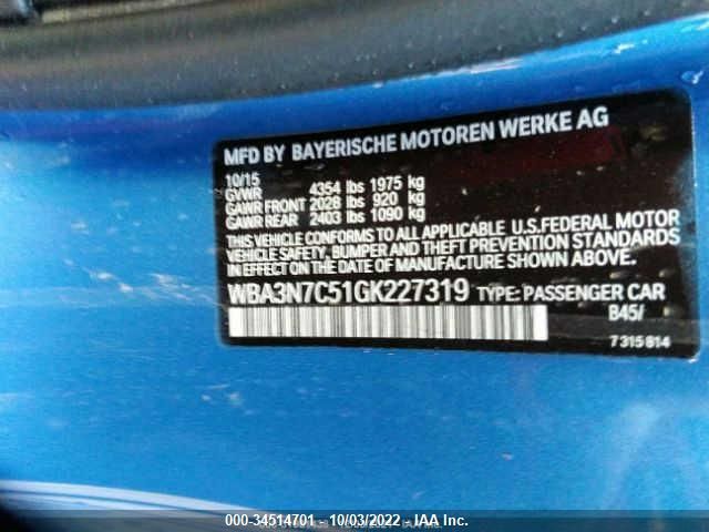 WBA3N7C51GK227319 2016 BMW 428I