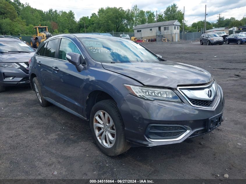 2017 Acura Rdx Base (A6)/W/Acurawatch Plus VIN: 5J8TB4H36HL022464 Lot: 34515864