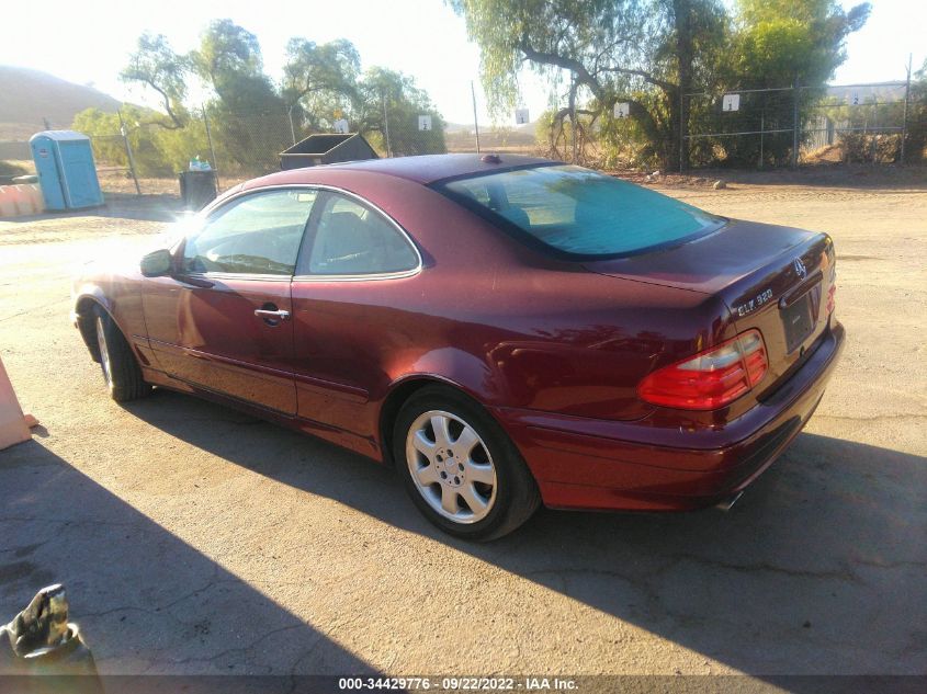 2000 Mercedes-Benz Clk 320 VIN: WDBLJ65G5YF134142 Lot: 34429776