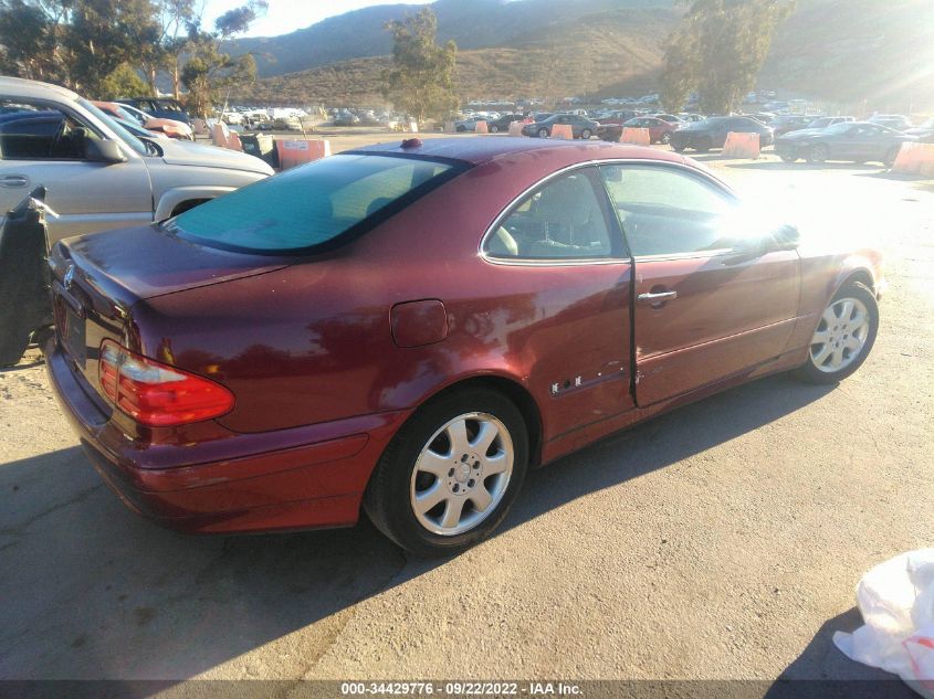 2000 Mercedes-Benz Clk 320 VIN: WDBLJ65G5YF134142 Lot: 34429776