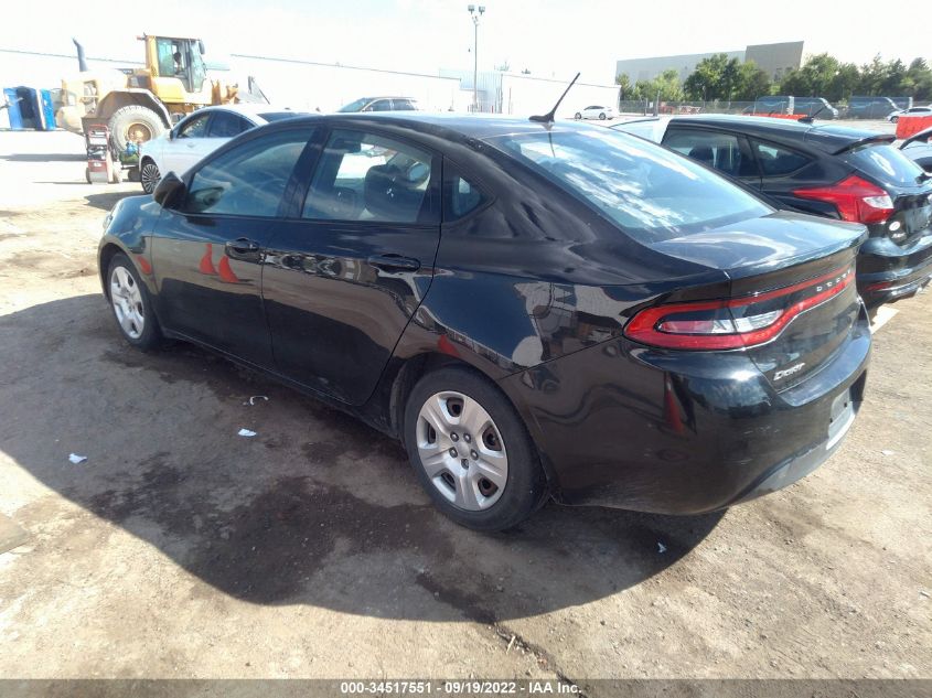 2016 Dodge Dart Se VIN: 1C3CDFAA3GD752648 Lot: 34517551