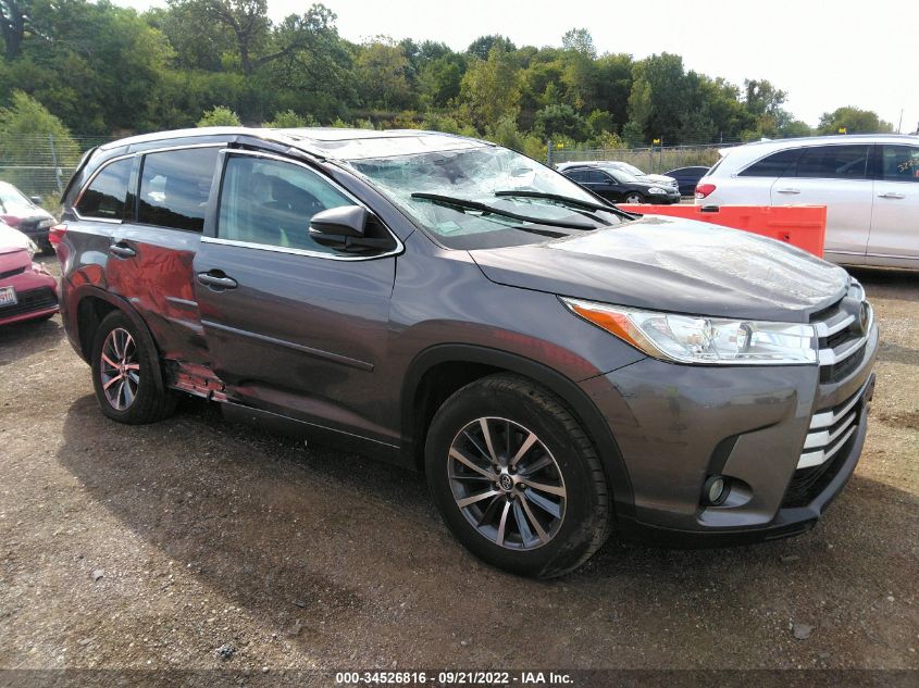 2018 Toyota Highlander Se/Xle VIN: 5TDKZRFH7JS548186 Lot: 34526816