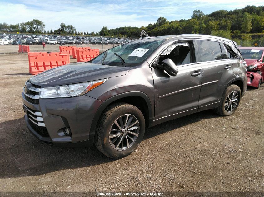 2018 Toyota Highlander Se/Xle VIN: 5TDKZRFH7JS548186 Lot: 34526816