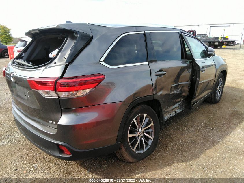 2018 Toyota Highlander Se/Xle VIN: 5TDKZRFH7JS548186 Lot: 34526816