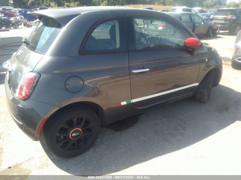 2016 Fiat 500 Pop VIN: 3C3CFFARXGT229931 Lot: 34527589