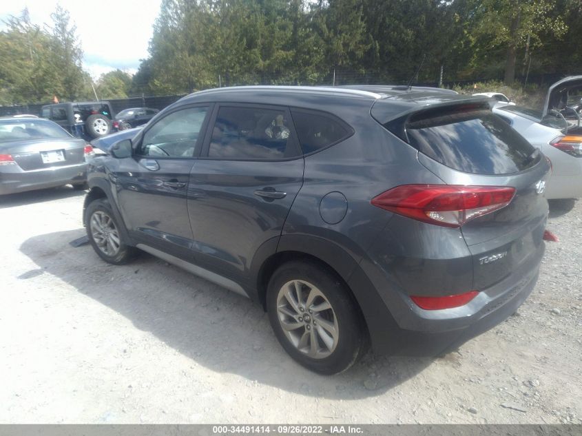 2017 Hyundai Tucson Se VIN: KM8J3CA47HU574450 Lot: 34491414