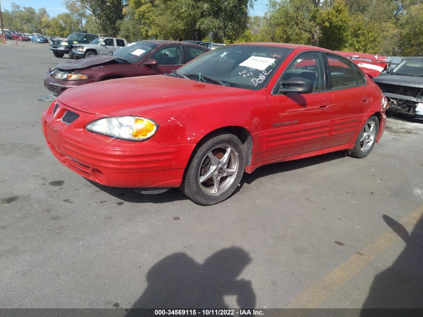 2000 Pontiac Grand Am Se VIN: 1G2NE52T8YM711479 Lot: 34569115