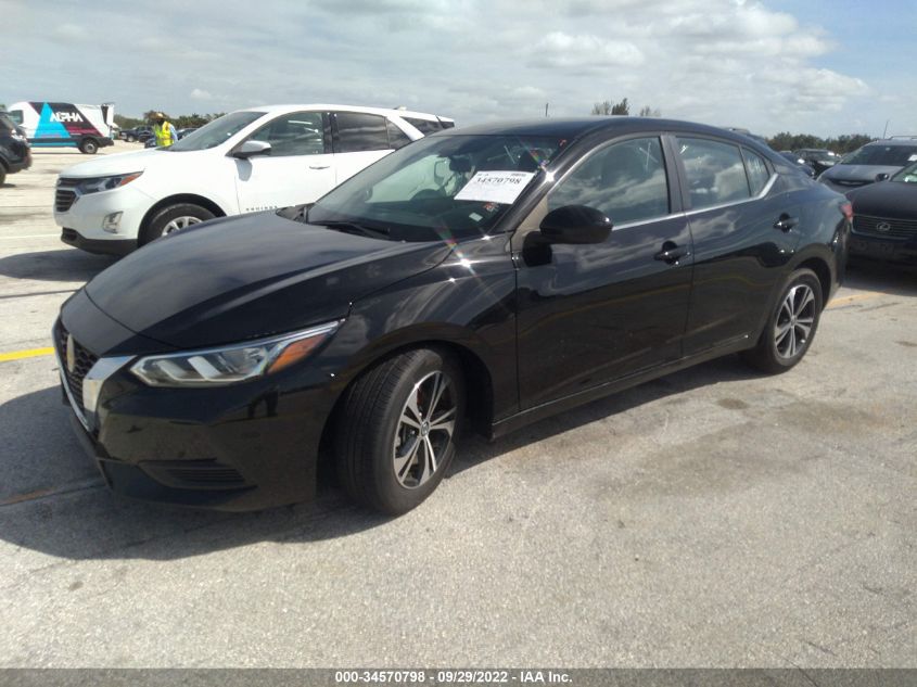 2022 Nissan Sentra Sv Xtronic Cvt VIN: 3N1AB8CV7NY240845 Lot: 34570798