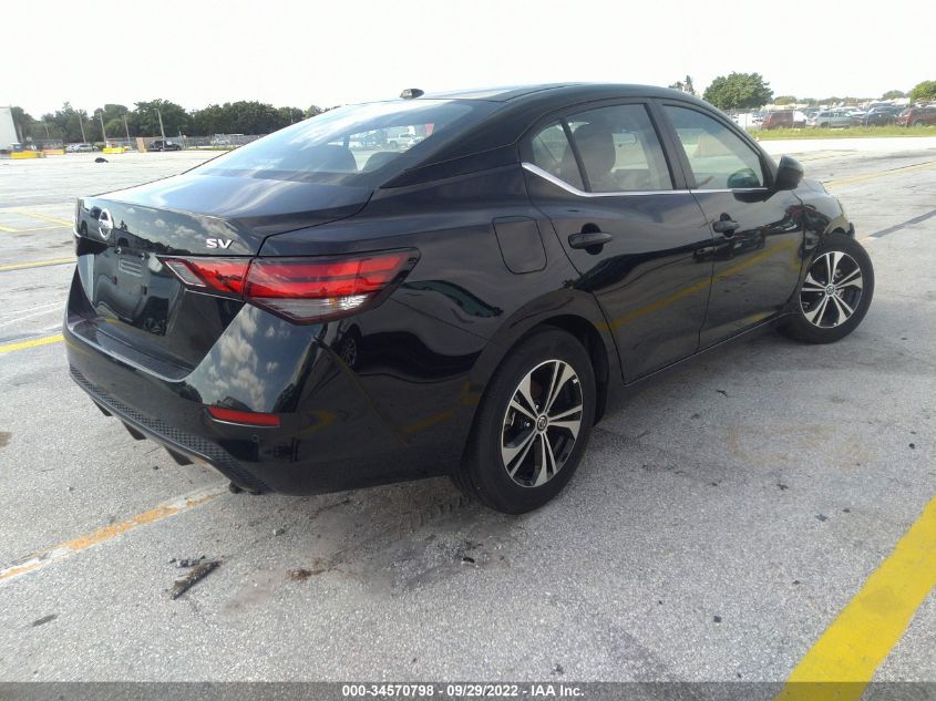 2022 Nissan Sentra Sv Xtronic Cvt VIN: 3N1AB8CV7NY240845 Lot: 34570798