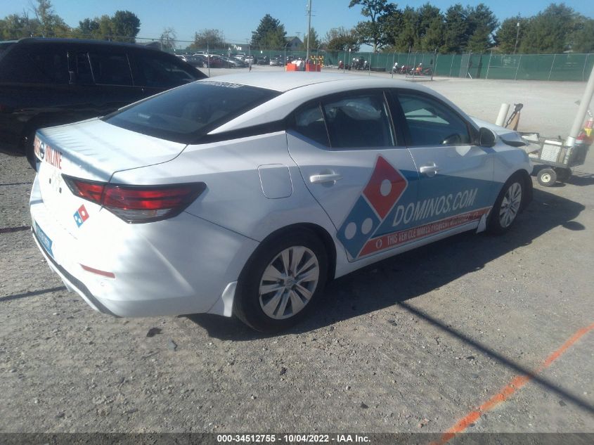 2021 Nissan Sentra S Xtronic Cvt VIN: 3N1AB8BV4MY226563 Lot: 34512755