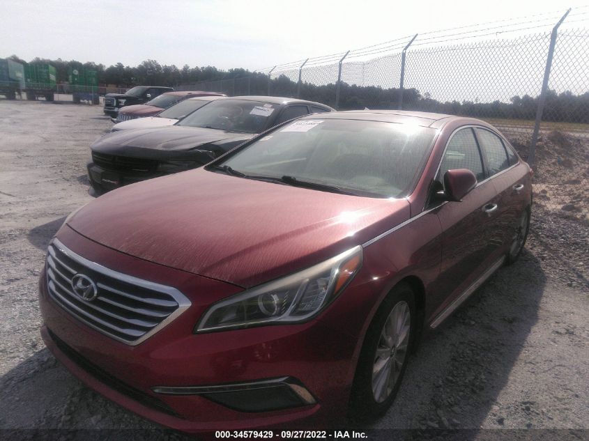 2015 Hyundai Sonata Limited VIN: 5NPE34AF0FH196041 Lot: 34579429