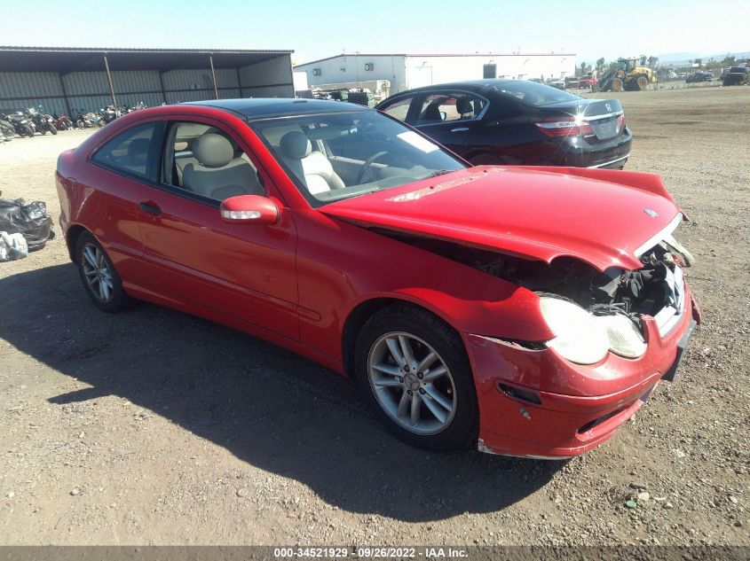 2003 Mercedes-Benz C-Class 1.8L VIN: WDBRN40J43A458937 Lot: 34521929