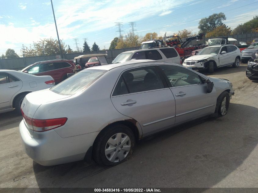 2003 Honda Accord 2.4 Lx VIN: 1HGCM56463A085709 Lot: 34583416