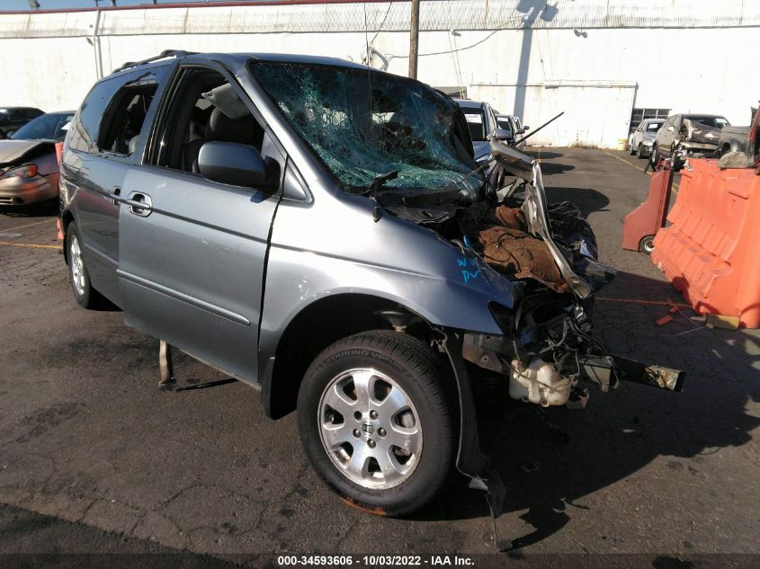 2002 Honda Odyssey Ex-L W/Dvd/Leather VIN: 2HKRL18072H565442 Lot: 34593606