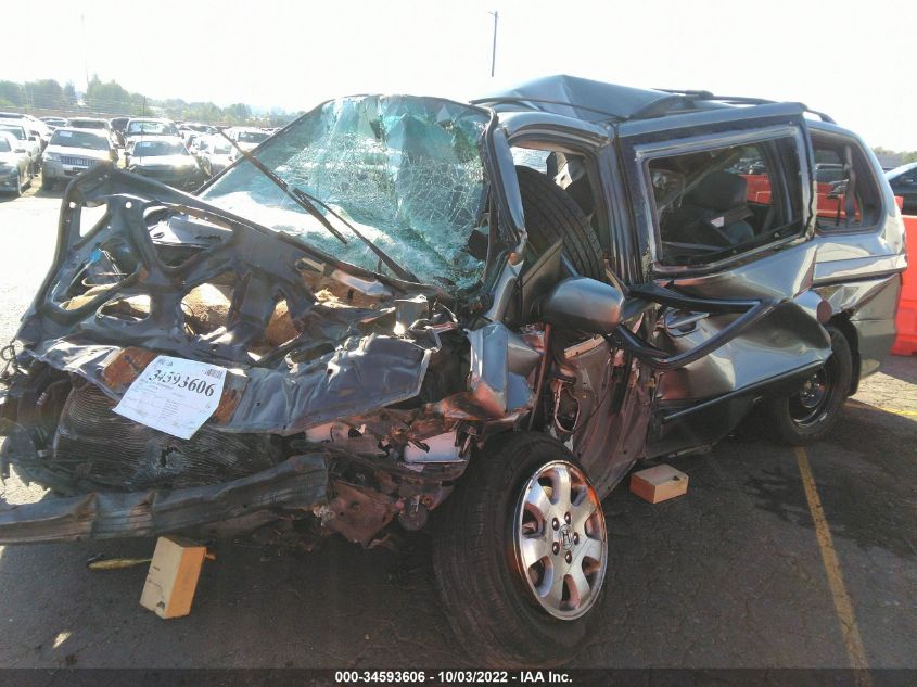 2002 Honda Odyssey Ex-L W/Dvd/Leather VIN: 2HKRL18072H565442 Lot: 34593606