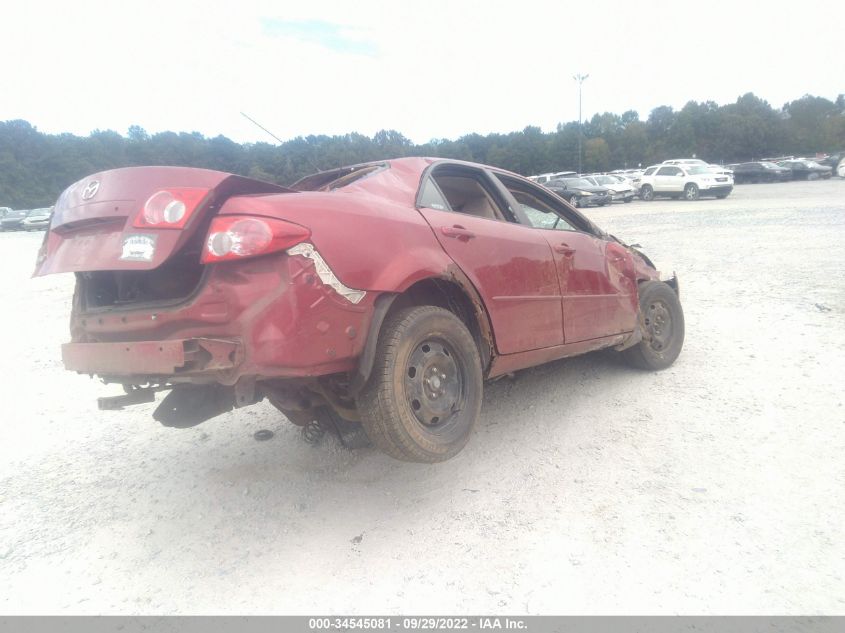 2005 Mazda Mazda6 I Base VIN: 1YVFP80C255M32138 Lot: 34545081