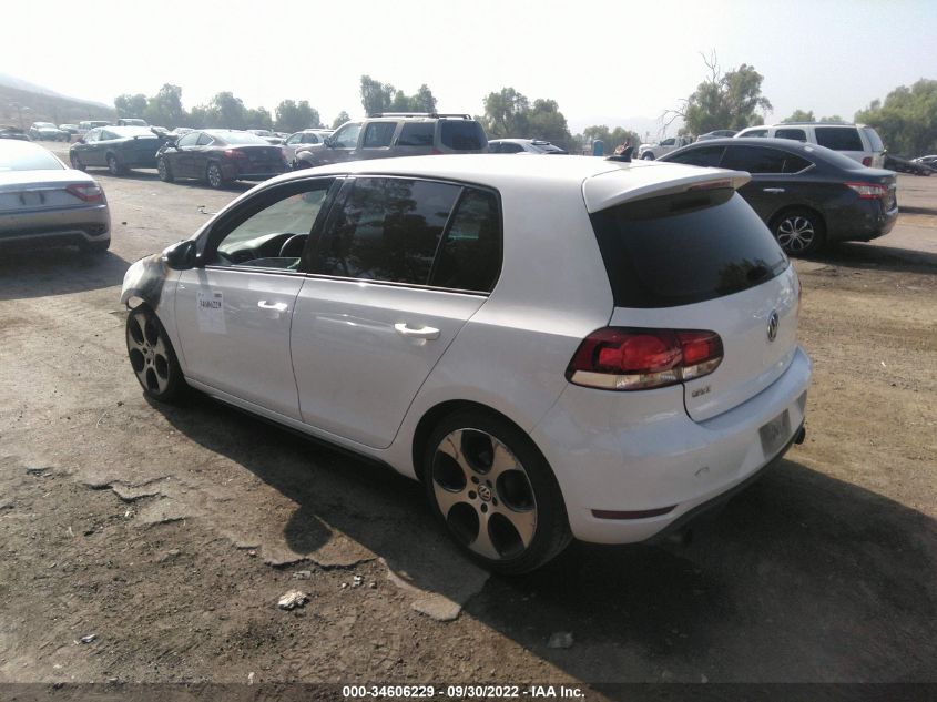 2012 Volkswagen Gti 4-Door VIN: WVWHD7AJ7CW016009 Lot: 34606229