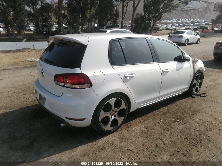 2012 Volkswagen Gti 4-Door VIN: WVWHD7AJ7CW016009 Lot: 34606229