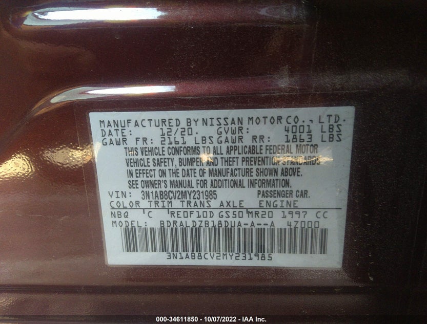 3N1AB8CV2MY231985