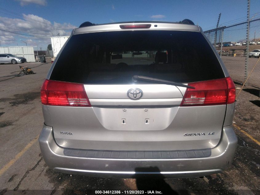 2004 Toyota Sienna Ce/Le VIN: 5TDZA23CX4S084367 Lot: 40913407