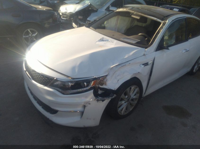 2016 Kia Optima Ex VIN: 5XXGU4L33GG005735 Lot: 34615939