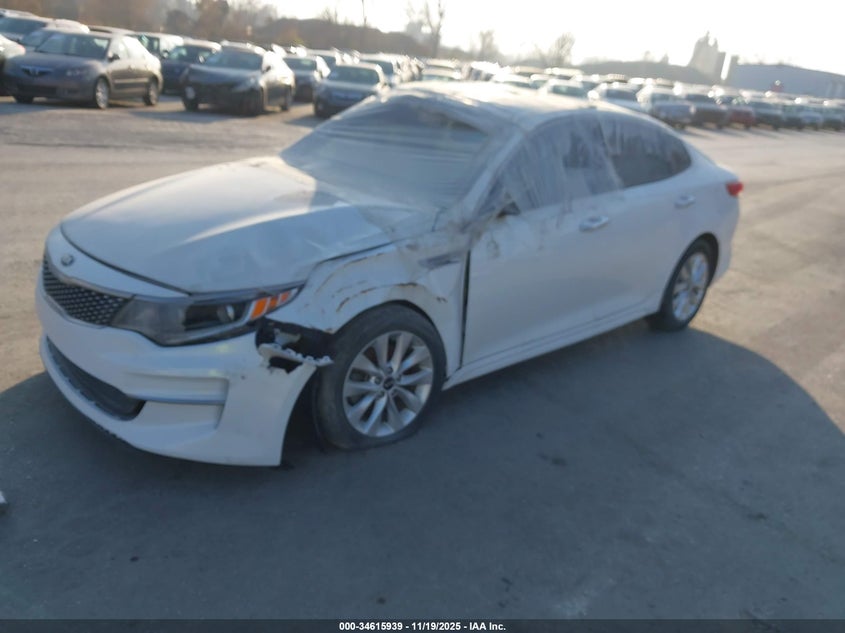 Vin: 5xxgu4l33gg005735, lot: 35083510, kia optima ex 20162