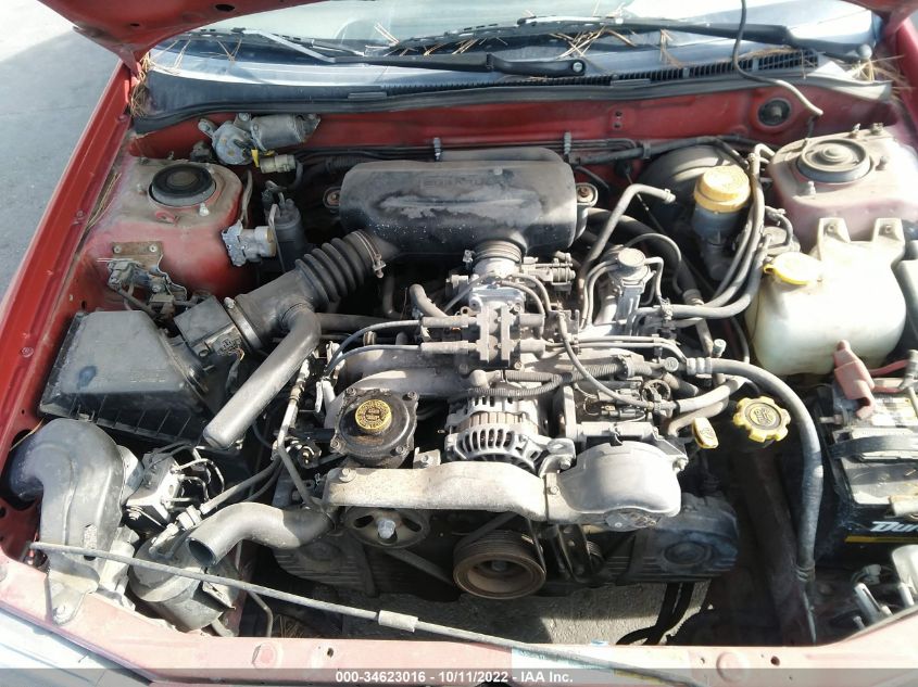 1997 Subaru Impreza Outback Sport VIN: JF1GF4859VH801447 Lot: 34623016