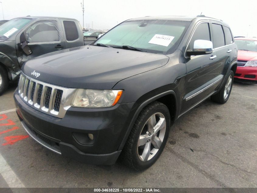 2013 Jeep Grand Cherokee Overland VIN: 1C4RJECT0DC526088 Lot: 34638225