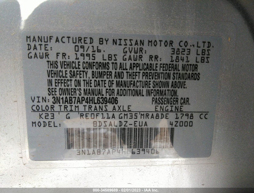 3N1AB7AP4HL639406