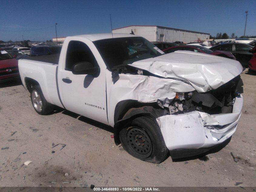 2008 Chevrolet Silverado 1500 Work Truck VIN: 1GCEC14X48Z296612 Lot: 34648893