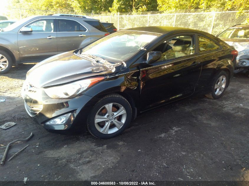 2013 Hyundai Elantra Coupe Gs Pzev VIN: KMHDH6AE8DU012107 Lot: 34608583