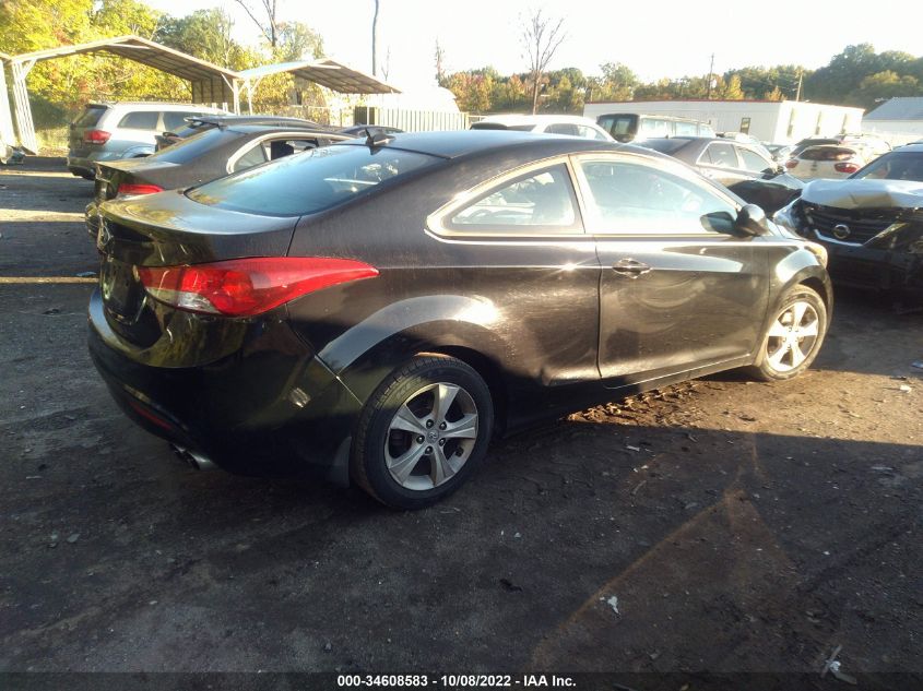 2013 Hyundai Elantra Coupe Gs Pzev VIN: KMHDH6AE8DU012107 Lot: 34608583