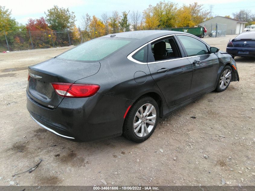 2015 Chrysler 200 Limited VIN: 1C3CCCAB8FN608161 Lot: 34661686