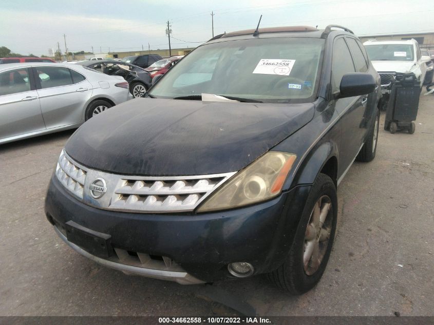 2007 Nissan Murano Sl VIN: JN8AZ08T37W528572 Lot: 34662558