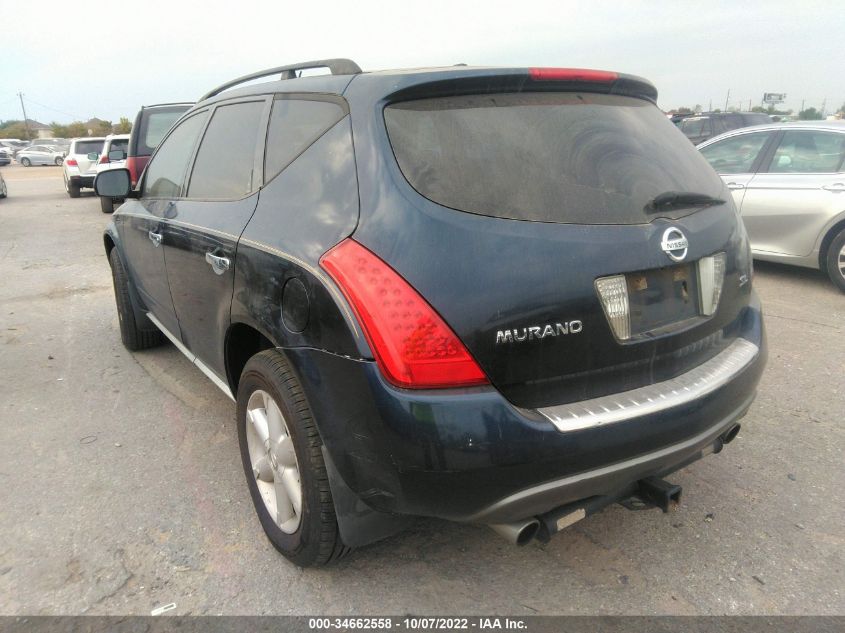 2007 Nissan Murano Sl VIN: JN8AZ08T37W528572 Lot: 34662558