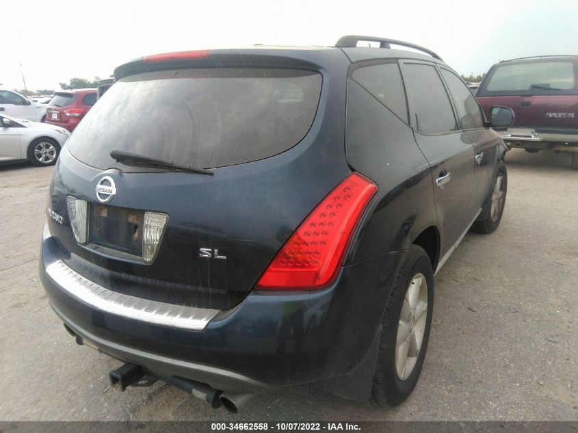 2007 Nissan Murano Sl VIN: JN8AZ08T37W528572 Lot: 34662558