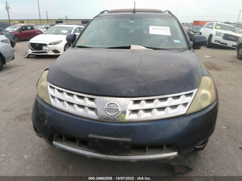 2007 Nissan Murano Sl VIN: JN8AZ08T37W528572 Lot: 34662558