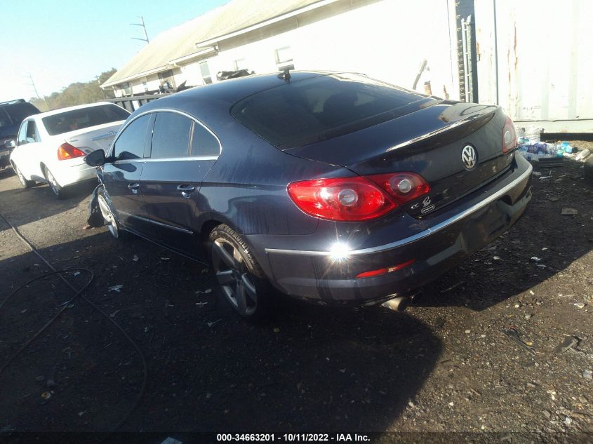 WVWHP7AN7CE523931 2012 Volkswagen Cc Lux Plus