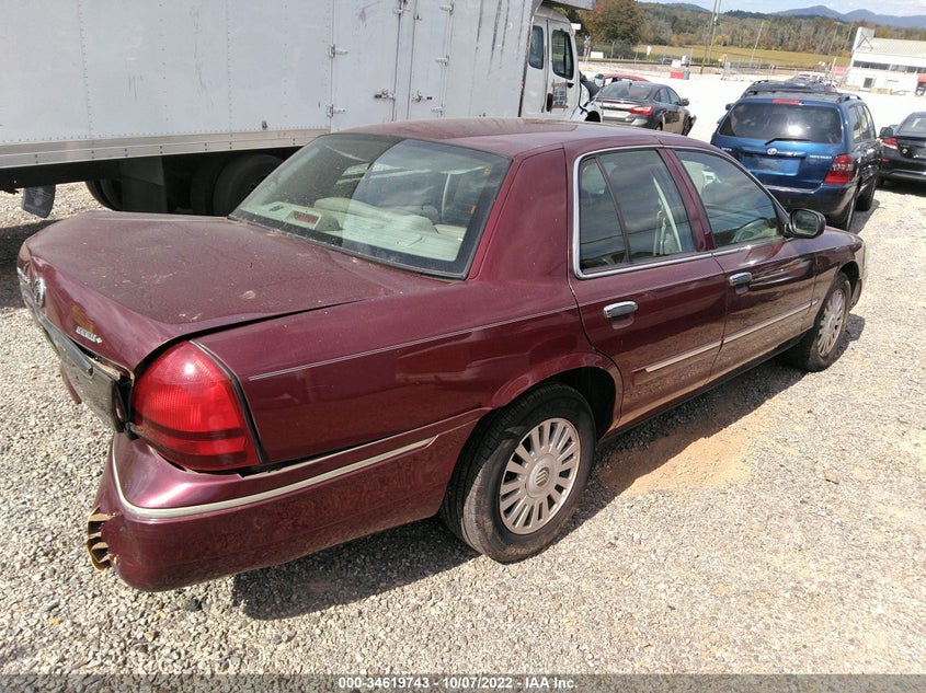 2007 Mercury Grand Marquis Ls VIN: 2MEFM75V77X639952 Lot: 34619743