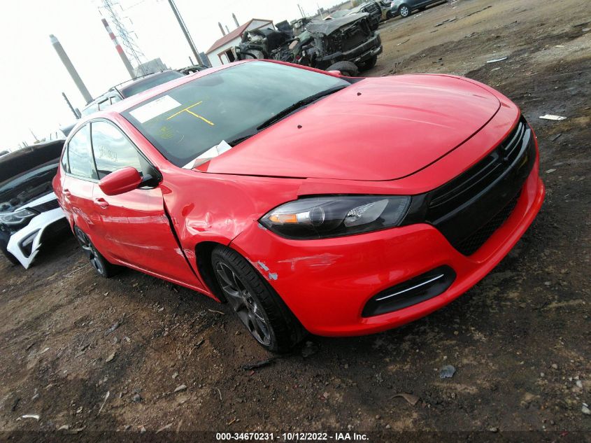 2016 Dodge Dart Se VIN: 1C3CDFAA4GD643731 Lot: 34670231