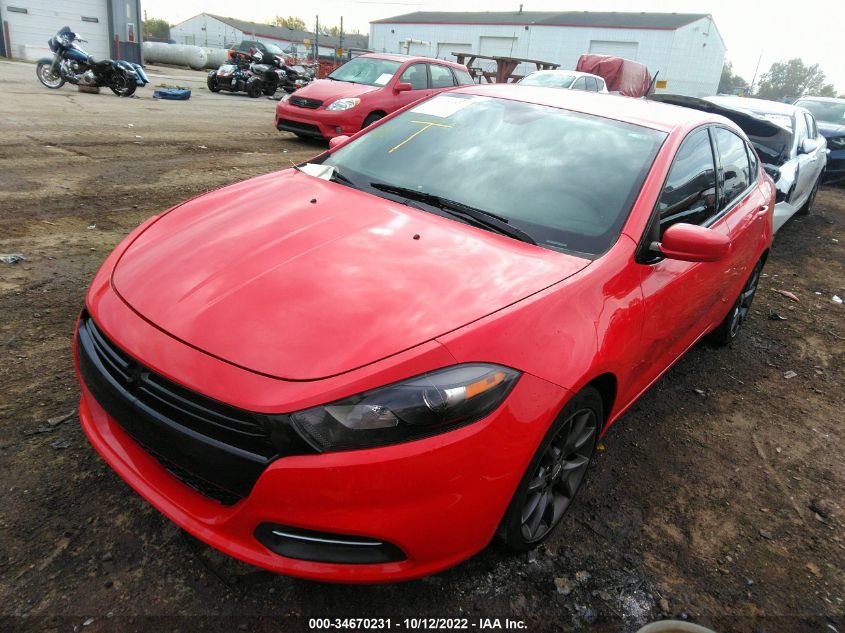 2016 Dodge Dart Se VIN: 1C3CDFAA4GD643731 Lot: 34670231