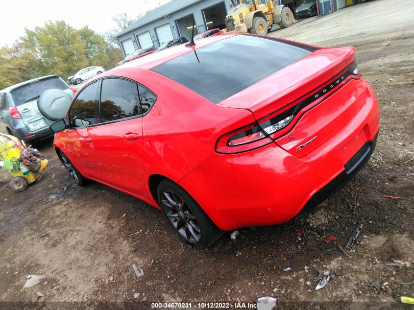 2016 Dodge Dart Se VIN: 1C3CDFAA4GD643731 Lot: 34670231