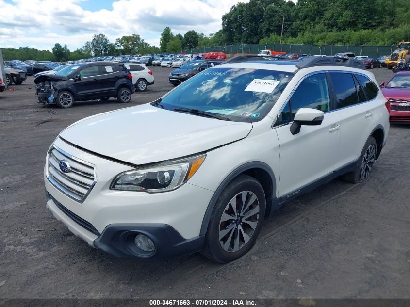 VIN 4S4BSANC1F3363602 2015 Subaru Outback, 2.5I Lim... no.2